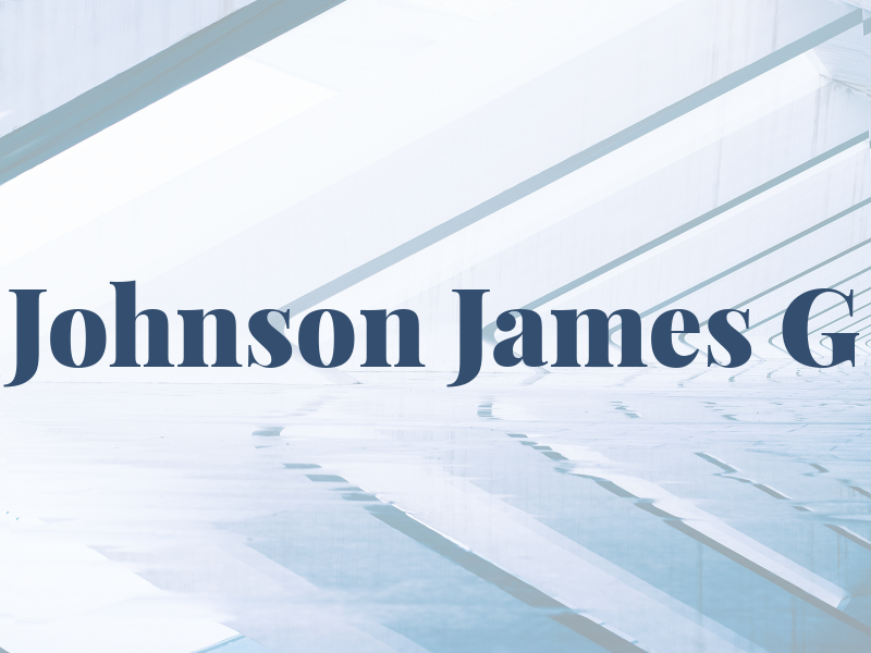 Johnson James G