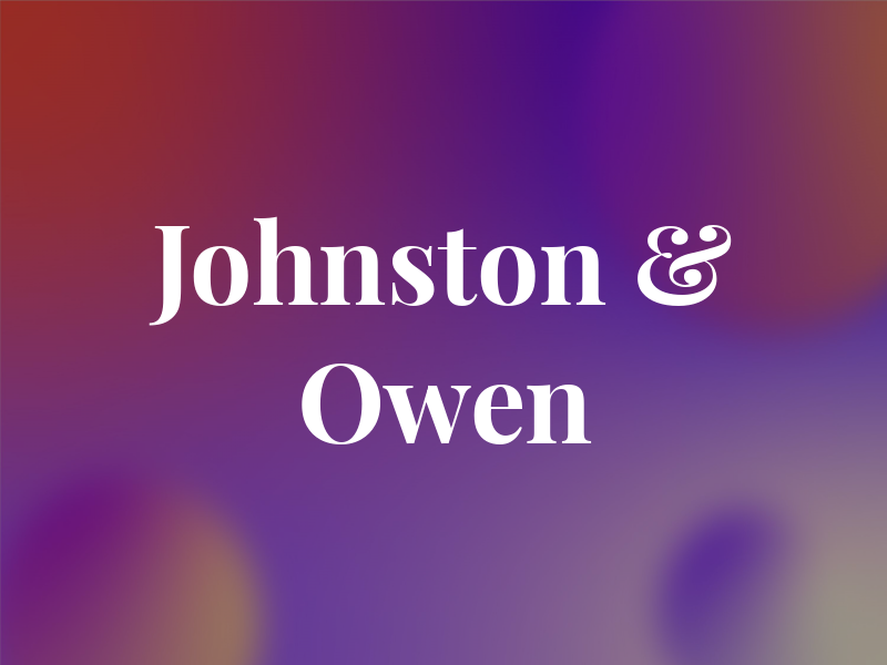 Johnston & Owen