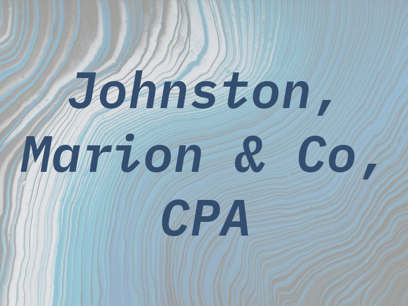 Johnston, Marion & Co, CPA