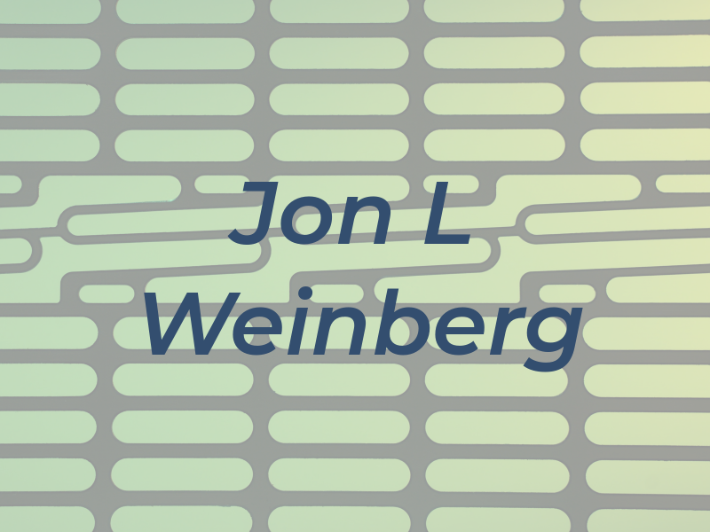 Jon L Weinberg