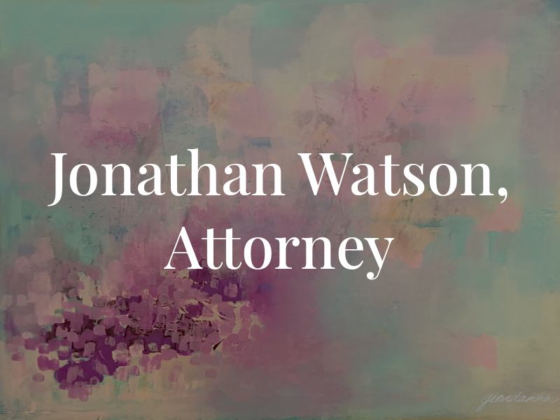 Jonathan D. Watson, Attorney at Law