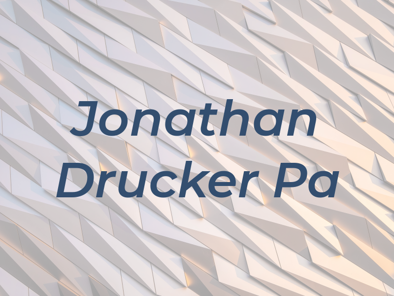 Jonathan Drucker Pa