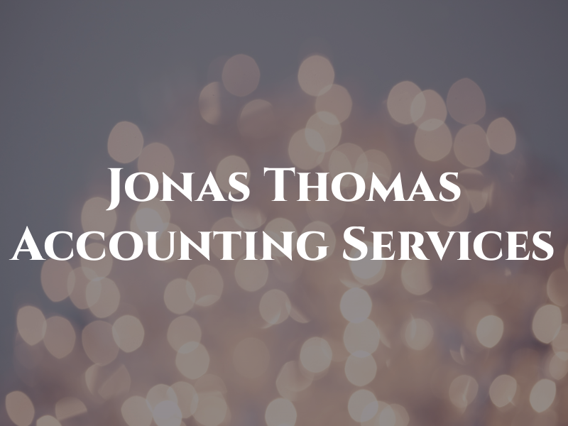 Jonas Thomas Tax & Accounting Services