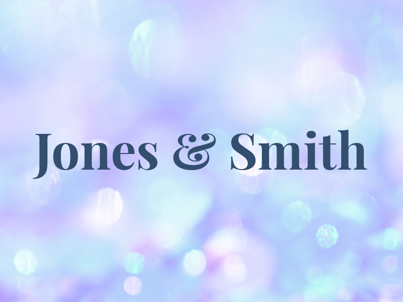 Jones & Smith