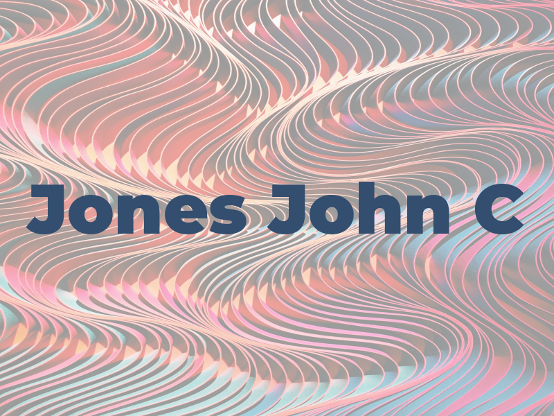 Jones John C