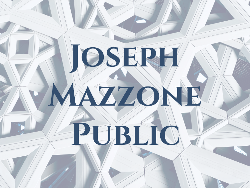 Joseph J Mazzone & Son Public