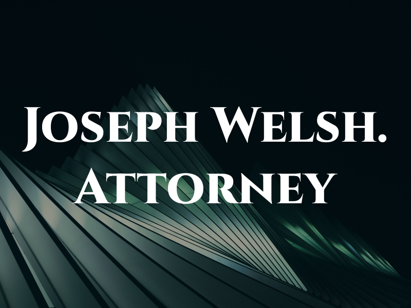 Joseph Welsh. NH Attorney