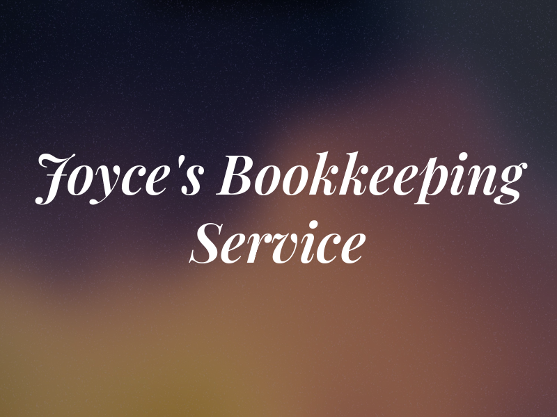 Joyce's Bookkeeping Service