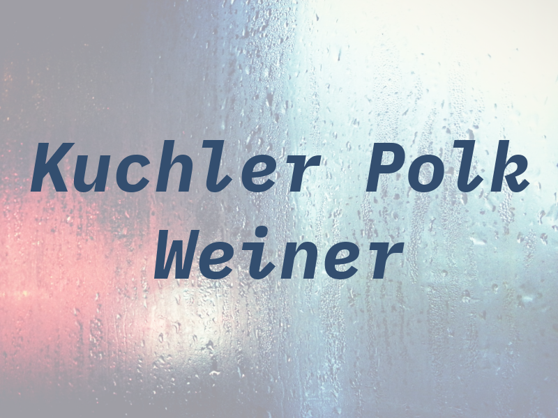 Kuchler Polk Weiner