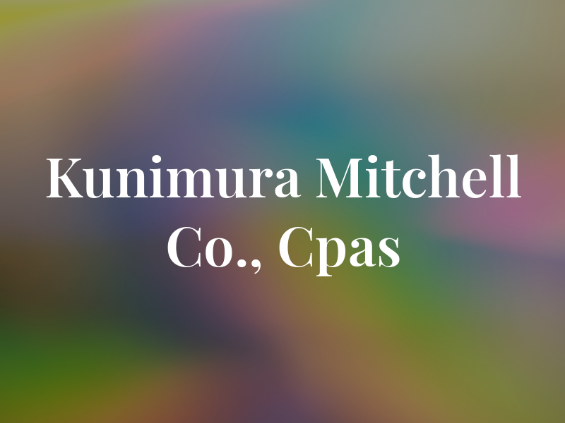 Kunimura Mitchell & Co., Cpas