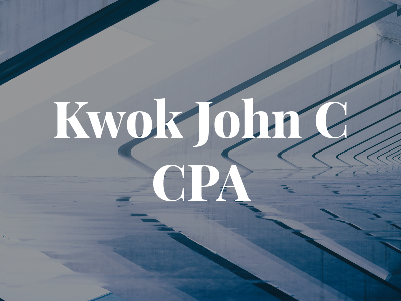 Kwok John C CPA