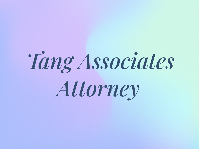 KT - Tang & Associates Attorney AT LAW