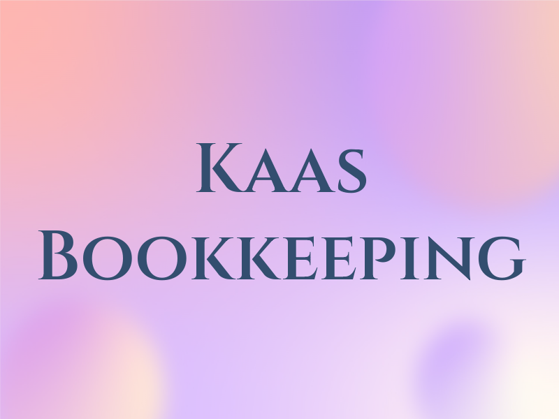 Kaas Bookkeeping
