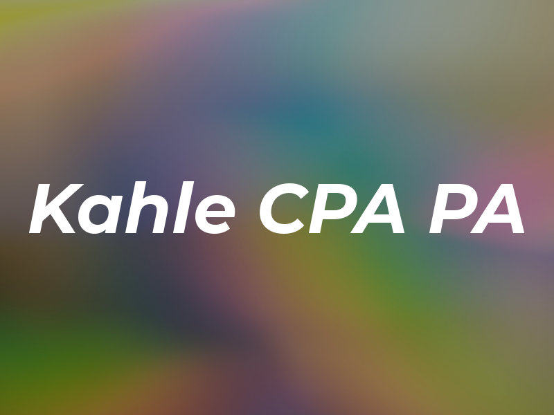Kahle CPA PA