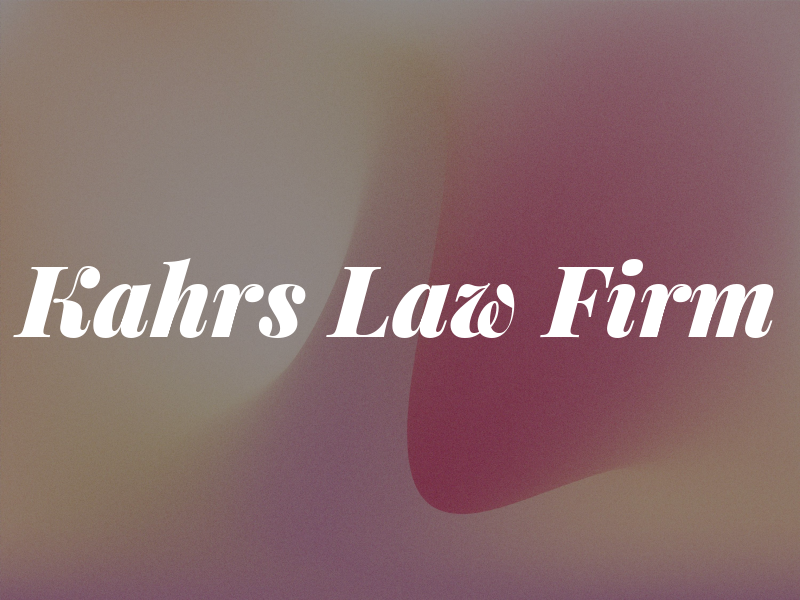 Kahrs Law Firm