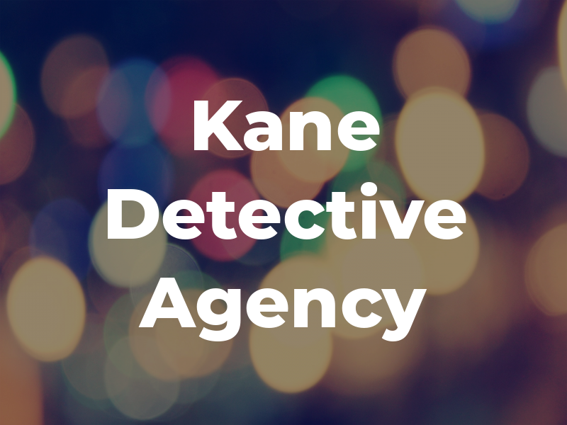 Kane Detective Agency