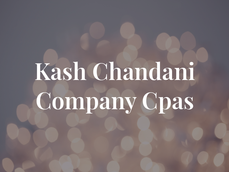 Kash Chandani and Company Cpas