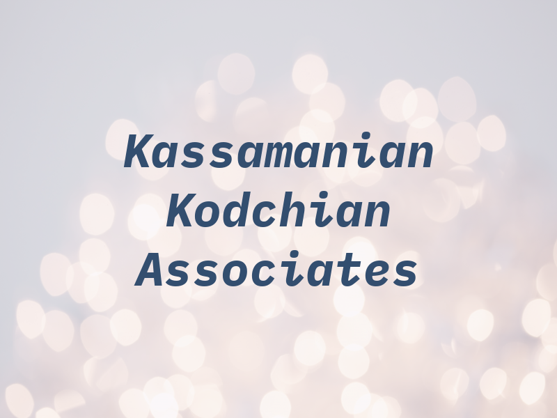 Kassamanian Kodchian and Associates