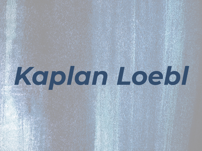 Kaplan Loebl