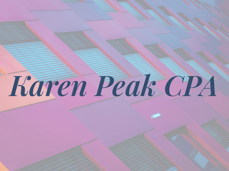Karen Peak CPA