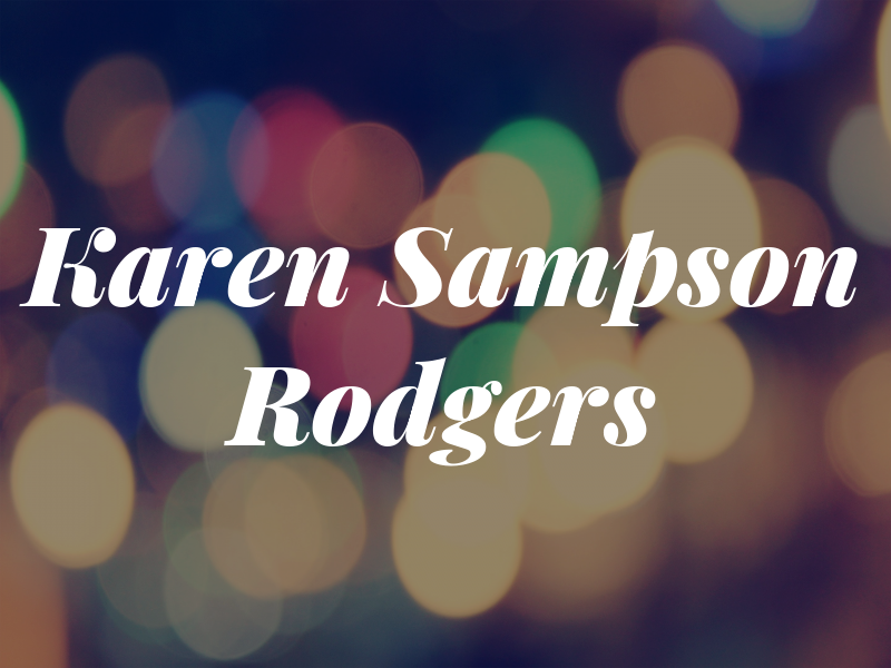 Karen Sampson Rodgers