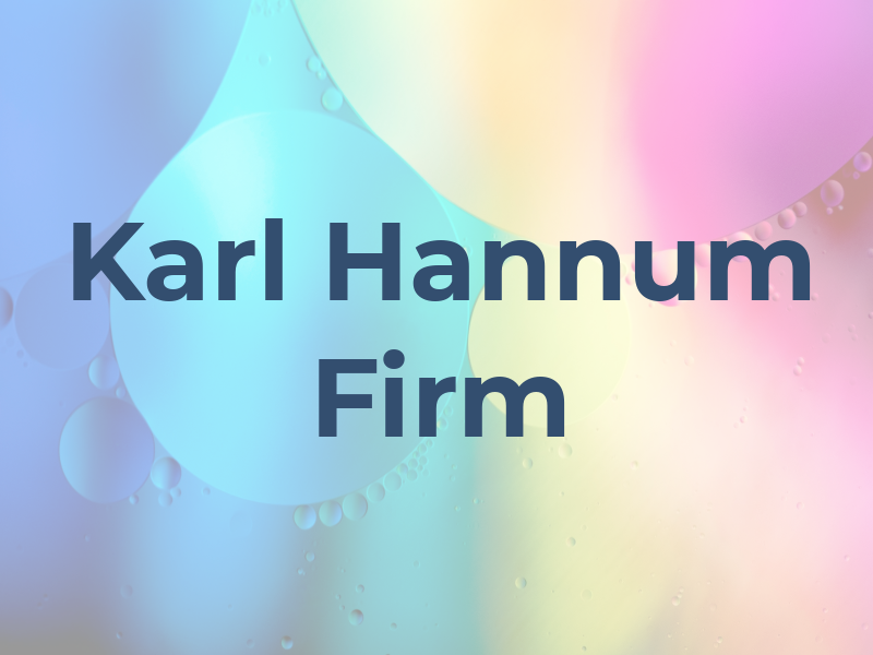 Karl Hannum Law Firm