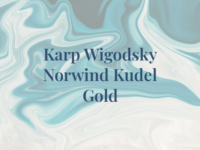 Karp Wigodsky Norwind Kudel & Gold