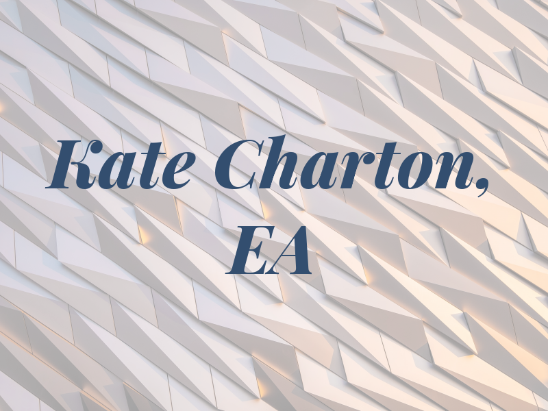 Kate Charton, EA