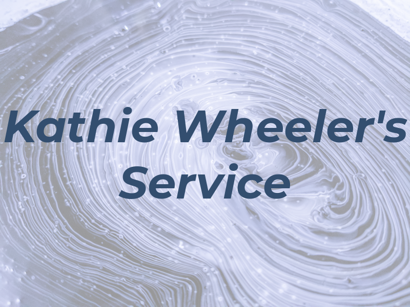 Kathie Wheeler's Tax Service