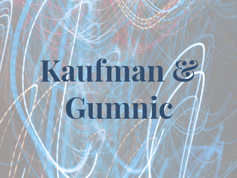 Kaufman & Gumnic