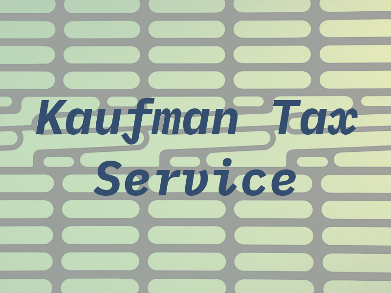 Kaufman Tax Service