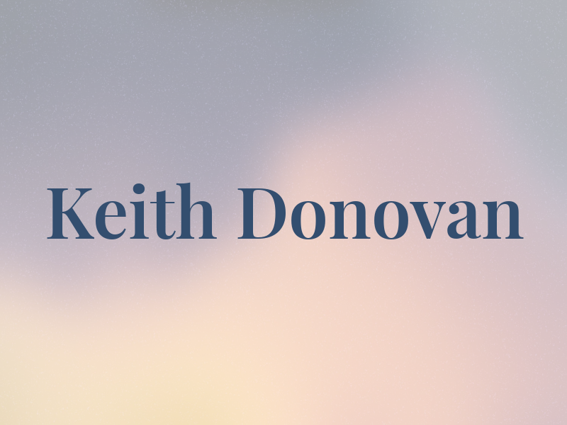 Keith Donovan