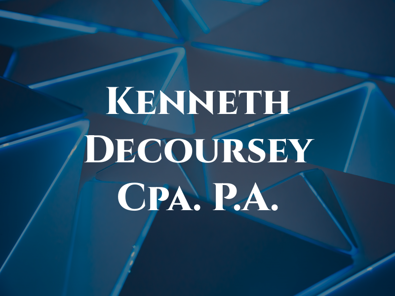 Kenneth Decoursey Cpa. P.A.