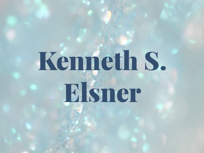 Kenneth S. Elsner