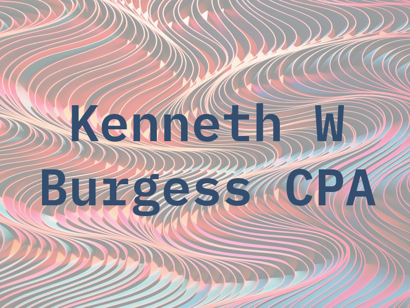 Kenneth W Burgess CPA