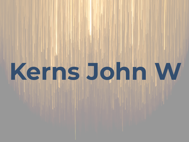 Kerns John W