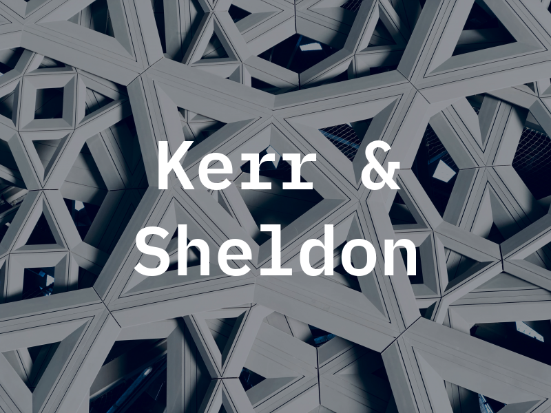 Kerr & Sheldon