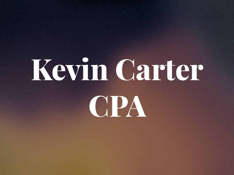 Kevin Carter CPA