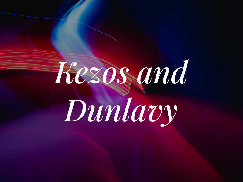 Kezos and Dunlavy