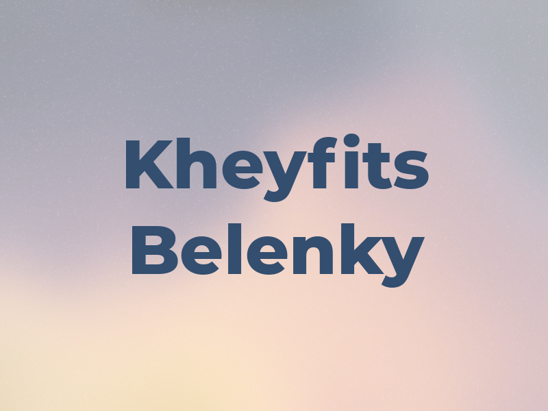 Kheyfits Belenky