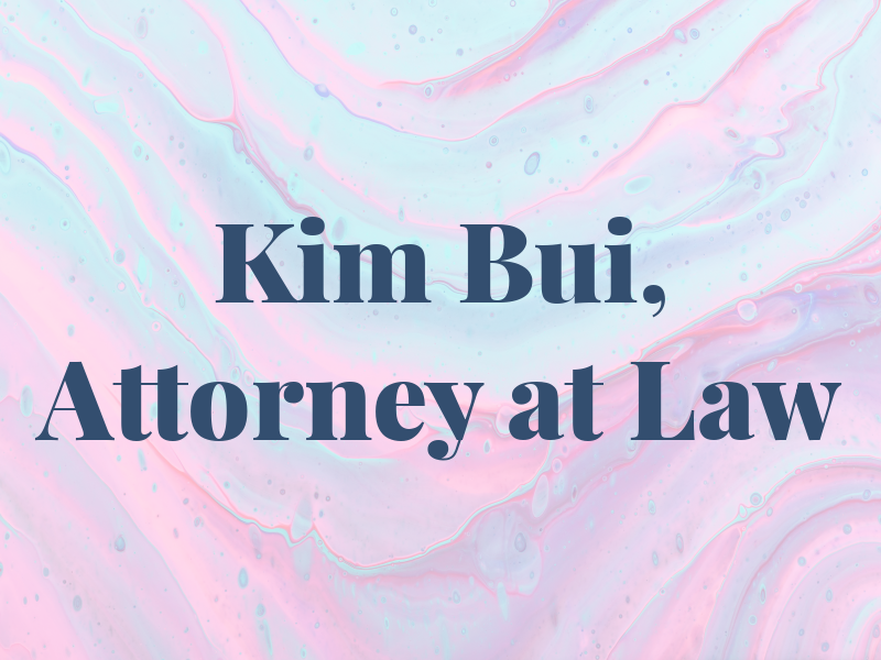 Kim Bui, Attorney at Law