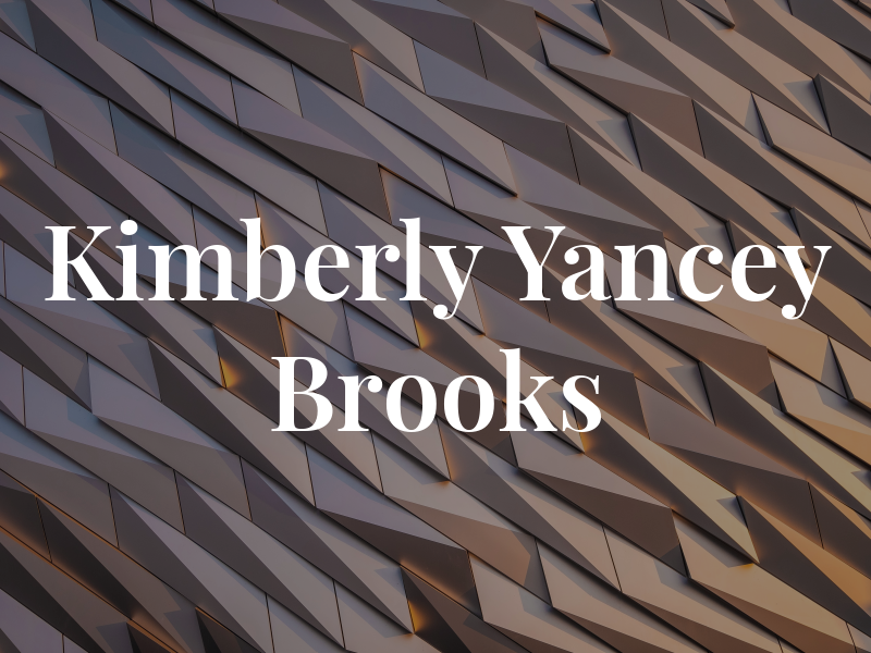 Kimberly Yancey Brooks