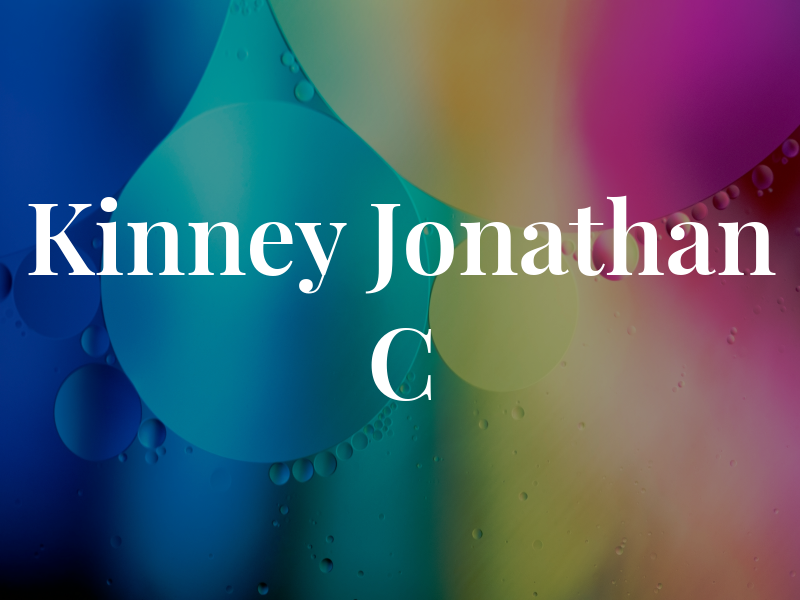 Kinney Jonathan C