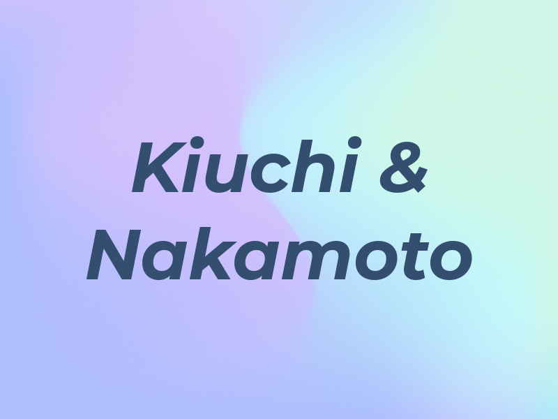 Kiuchi & Nakamoto