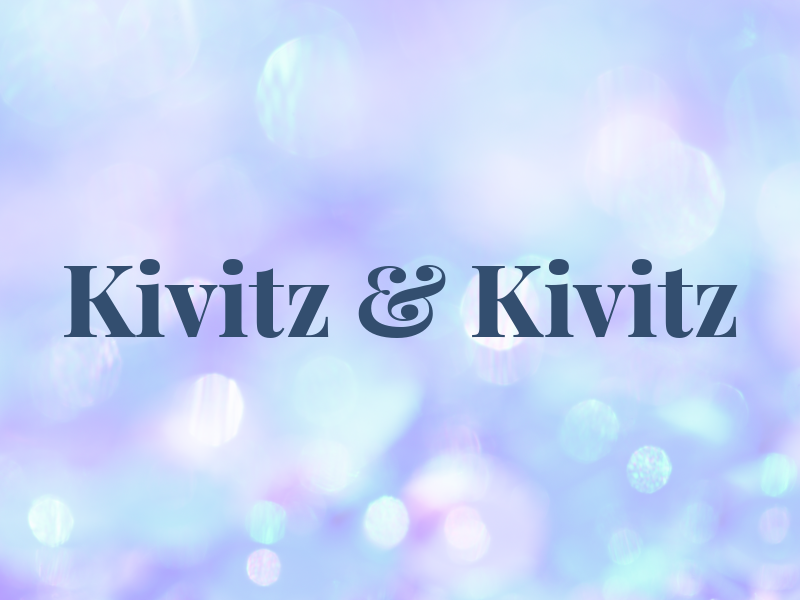 Kivitz & Kivitz