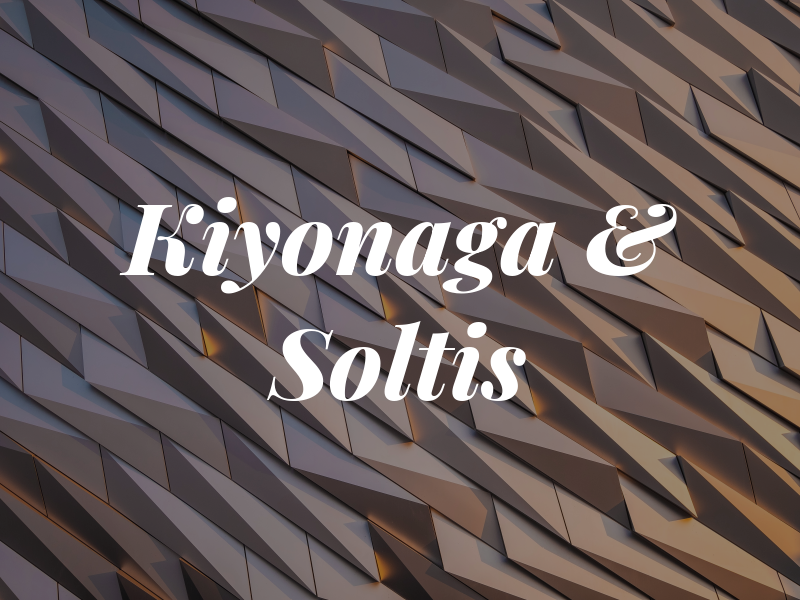 Kiyonaga & Soltis