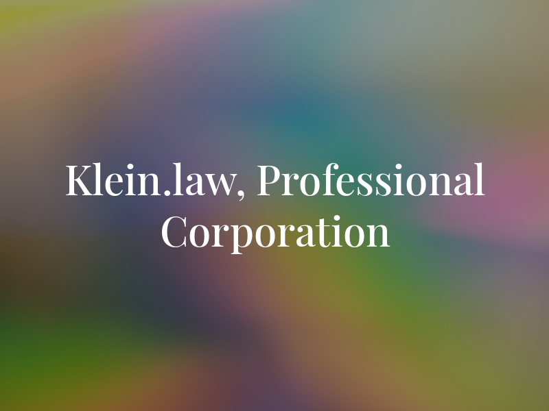 Klein.law, a Professional Corporation
