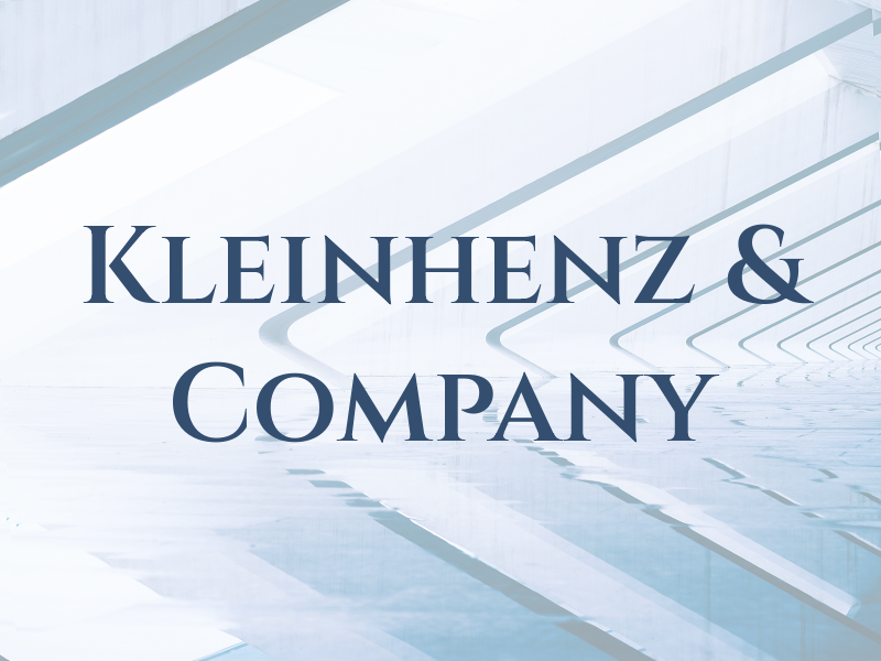 Kleinhenz & Company