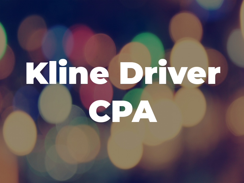 Kline Driver CPA