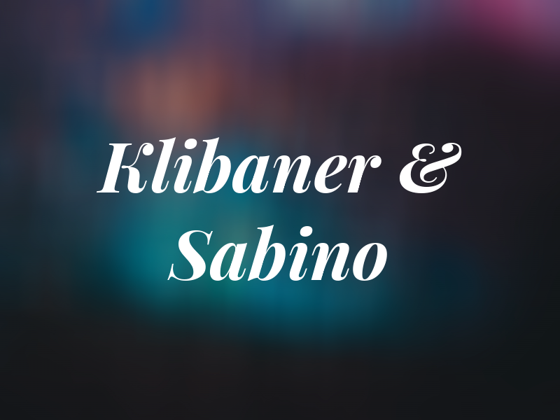 Klibaner & Sabino